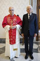 Pope Leo XIV Meets Italian President Sergio Mattarella - Vatican