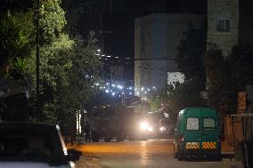 Israeli Forces Raid Qalqilya - Palestine