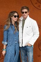 2025 French Open - Celebrities At Village Day 13 NB