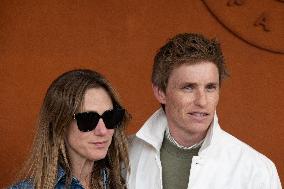 2025 French Open - Celebrities At Village Day 13 NB