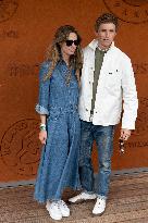 2025 French Open - Celebrities At Village Day 13 NB