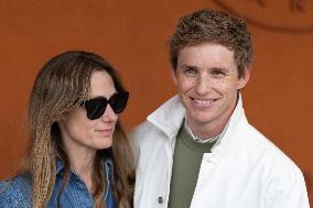 2025 French Open - Celebrities At Village Day 13 NB