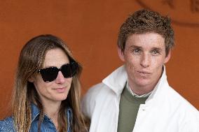 2025 French Open - Celebrities At Village Day 13 NB