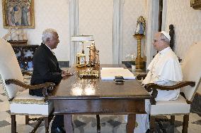 Pope Leo XIV Meets Antonio Costa - Vatican
