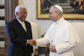 Pope Leo XIV Meets Antonio Costa - Vatican