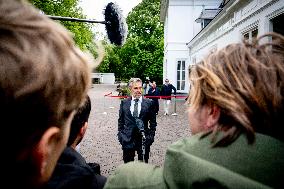 PM Dick Schoof Arrive At Cabinet Meeting - Netherlands