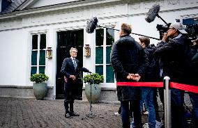 PM Dick Schoof Arrive At Cabinet Meeting - Netherlands