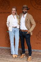 2025 French Open - Celebrities at Village Day 13 NB