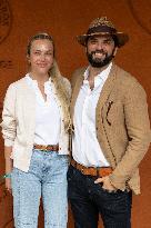 2025 French Open - Celebrities at Village Day 13 NB