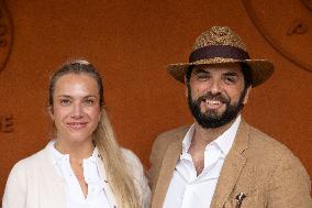 2025 French Open - Celebrities at Village Day 13 NB