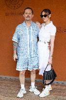 2025 French Open - Celebrities at Village Day 13 NB