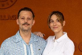 2025 French Open - Celebrities at Village Day 13 NB