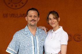 2025 French Open - Celebrities at Village Day 13 NB