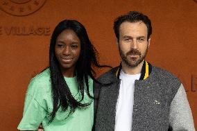 2025 French Open - Celebrities at Village Day 13 NB