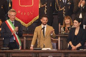 Honorary Italian Citizenship Awarded To Dries Mertens - Naples