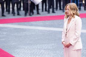 PM Giorgia Meloni Receives President Javier Milei - Italy