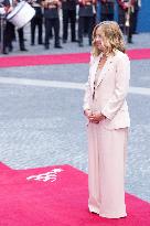 PM Giorgia Meloni Receives President Javier Milei - Italy