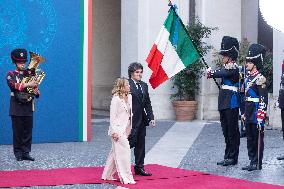 PM Giorgia Meloni Receives President Javier Milei - Italy