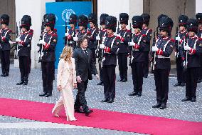 PM Giorgia Meloni Receives President Javier Milei - Italy