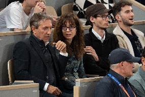 French Open Mario Beckham At The Stands LZ