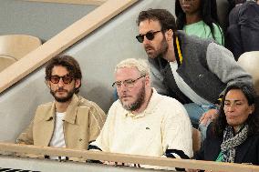 French Open Mario Beckham At The Stands LZ