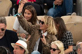 French Open Mario Beckham At The Stands LZ