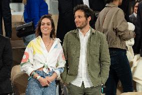 French Open Mario Beckham At The Stands LZ