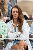 2025 French Open - Celebrities In Stand Day 13 NB