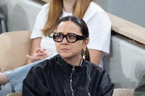 2025 French Open - Celebrities In Stand Day 13 NB