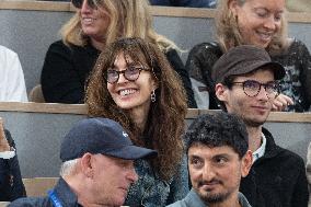 2025 French Open - Celebrities In Stand Day 13 NB