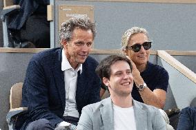 2025 French Open - Celebrities In Stand Day 13 NB