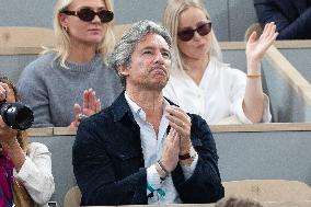 2025 French Open - Celebrities In Stand Day 13 NB