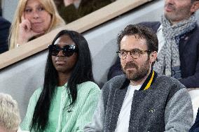 2025 French Open - Celebrities In Stand Day 13 NB