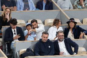2025 French Open - Celebrities In Stand Day 13 NB