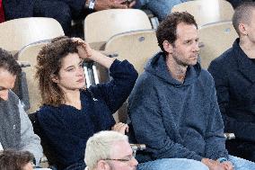 2025 French Open - Celebrities In Stand Day 13 NB