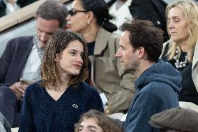 2025 French Open - Celebrities In Stand Day 13 NB