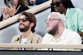 2025 French Open - Celebrities In Stand Day 13 NB