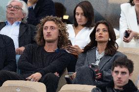 2025 French Open - Celebrities In Stand Day 13 NB