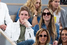 2025 French Open - Celebrities In Stand Day 13 NB