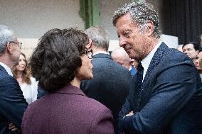 Macron and Lula visit of the exhibition of Ernesto Neto at the Grand Palais museum - Paris