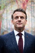 Macron and Lula visit of the exhibition of Ernesto Neto at the Grand Palais museum - Paris