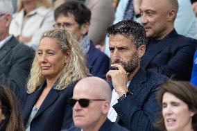 2025 French Open - Celebrities In Stand Day 13 NB