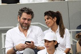 2025 French Open - Celebrities In Stand Day 13 NB