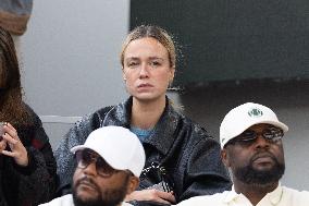 2025 French Open - Celebrities In Stand Day 13 NB
