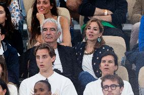2025 French Open - Celebrities In Stand Day 13 NB