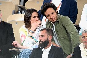 2025 French Open - VIPs In The Stands