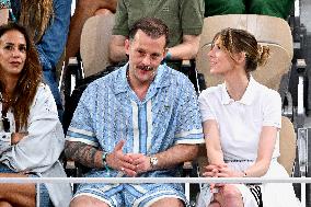 2025 French Open - VIPs In The Stands