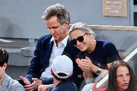 2025 French Open - VIPs In The Stands