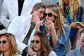 2025 French Open - VIPs In The Stands