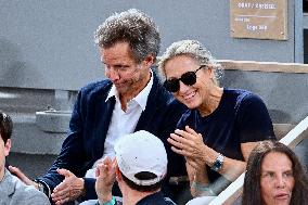 2025 French Open - VIPs In The Stands